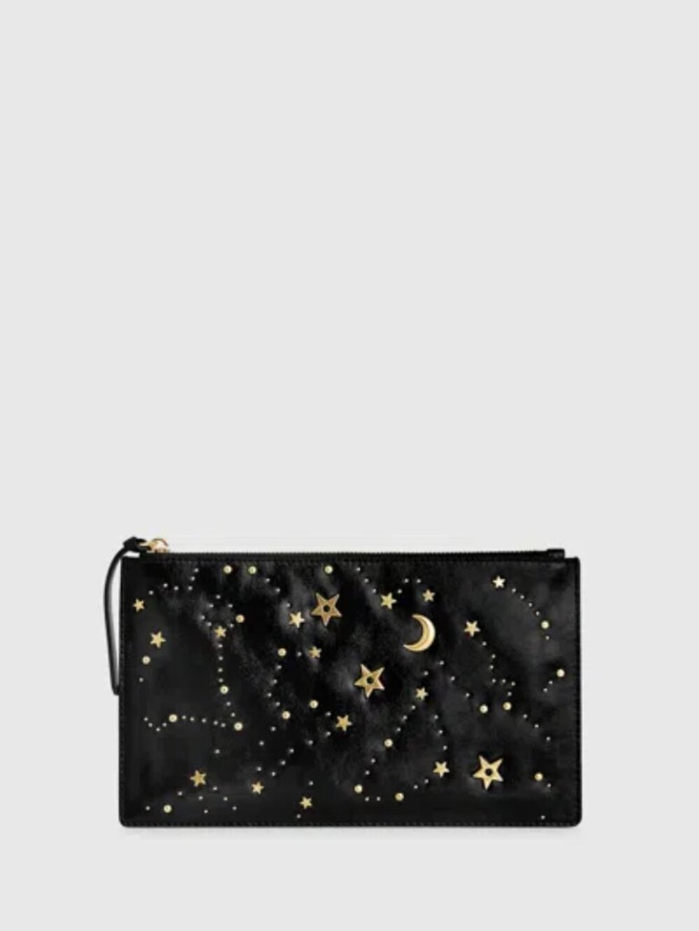 Rebecca Minkoff Large Celestial Studded Pouch In Black